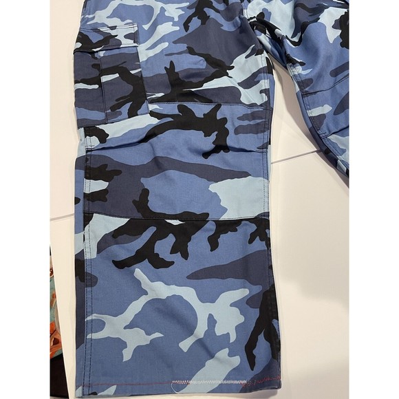 Rothco Blue BDU Pants Camouflage Tactical 6-Pocket Cargo Military Fatigues - Picture 6 of 16